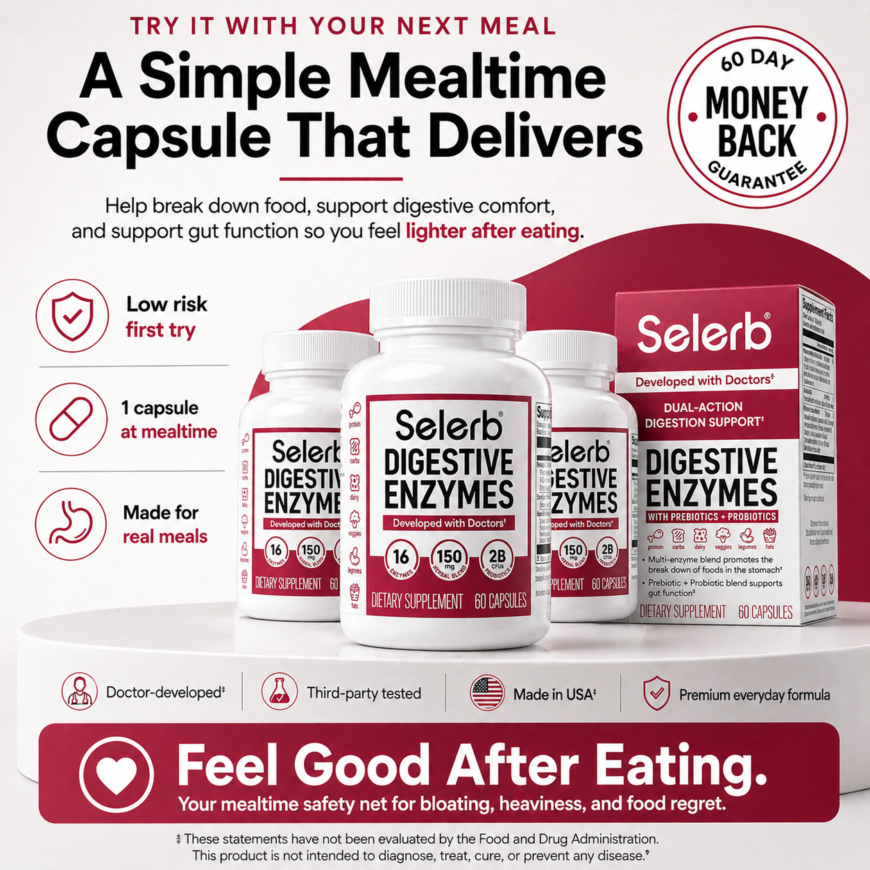 Selerb® Digestive Enzymes with SelEnzyme™