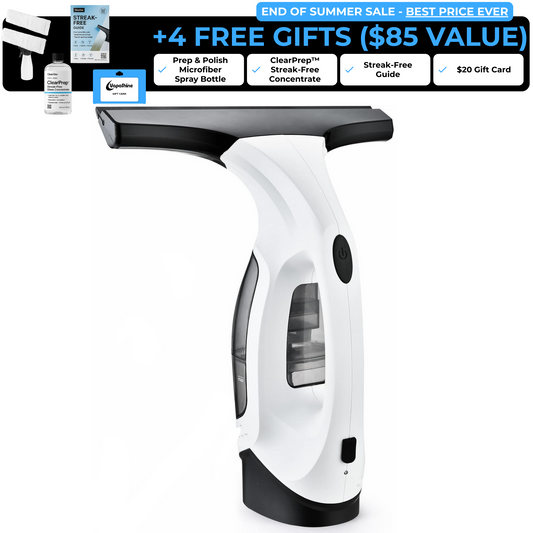 VapoShine ClearVac™ Cordless Vacuum Squeegee