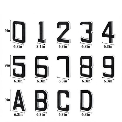 VapoShine™ Solar House Number Lights