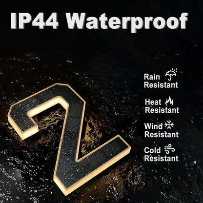 VapoShine™ Solar House Number Lights