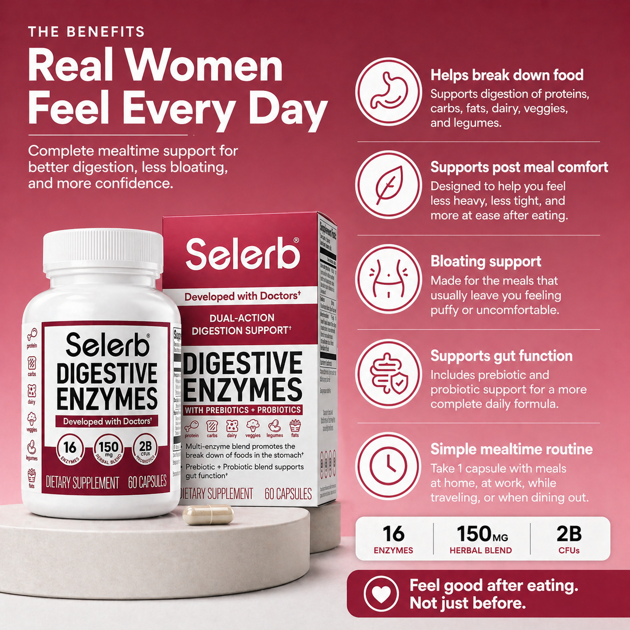 Selerb® Digestive Enzymes with SelEnzyme™
