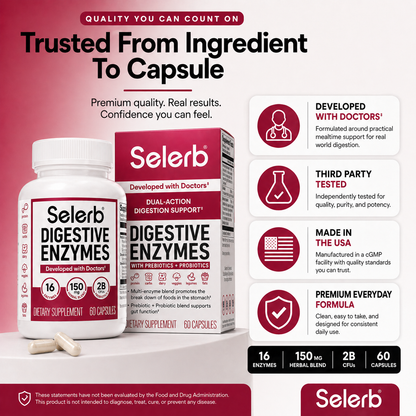 Selerb® Digestive Enzymes with SelEnzyme™